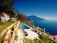Appartamento in affitto con piscina ad Amalfi.